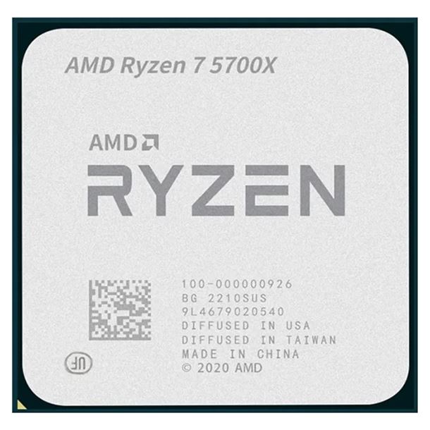 MICRO AMD RYZEN 7 5700X S/VIDEO S/COOLER CPU AM4 SUPERIOR 5600