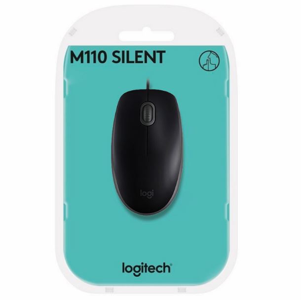 logitech|mouse|perifericos|max5|mouse logitech m110 silent black 910-006756