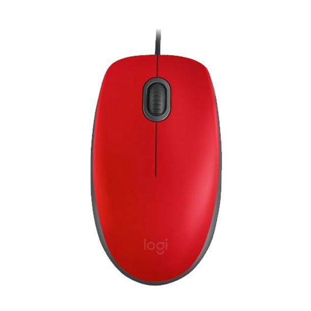 logitech|mouse|perifericos|max5|mouse logitech m110 silent red 910-006755