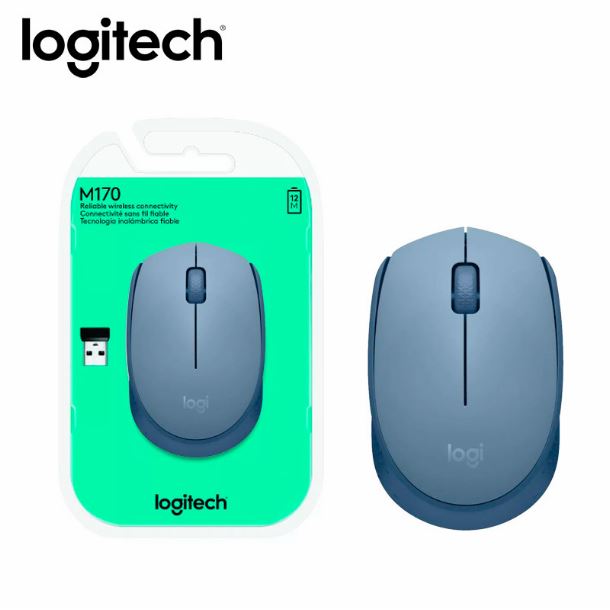 logitech|mouse|perifericos|max5|mouse wireless logitech m170 blue grey 910-006863