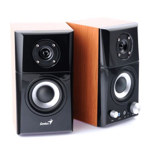 genius|parlantes|madera|3.5mm|periferico|max5|parlante genius sp-2.0 hf500a ii