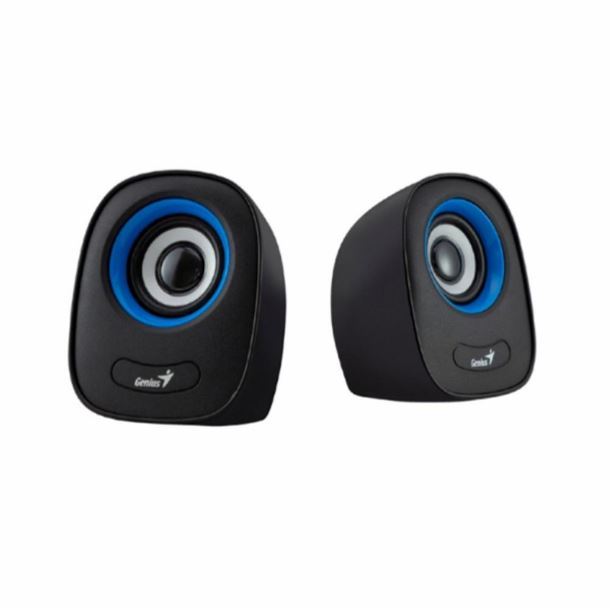genius|parlantes|usb|pc|max5|parlante genius sp-q160 usb blue