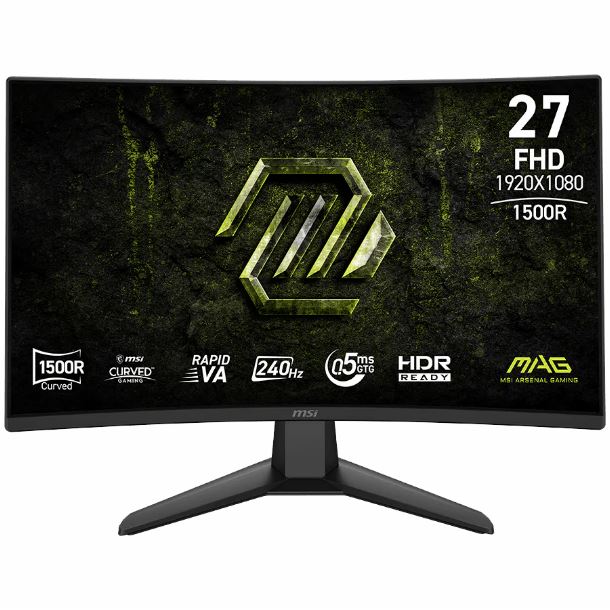 MONITOR GAMER CURVO 27" MSI MAG 274CF X24 VA FHD 240HZ 0.5MS FICHA USA