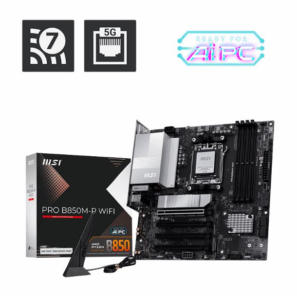 MOTHER MSI PRO B850M-P WIFI DDR5 AM5