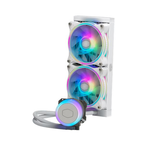 coolermaster|hardware|cooler|watercooler|max5|watercooler 240mm coolermaster masterliquid ml240 illusion white