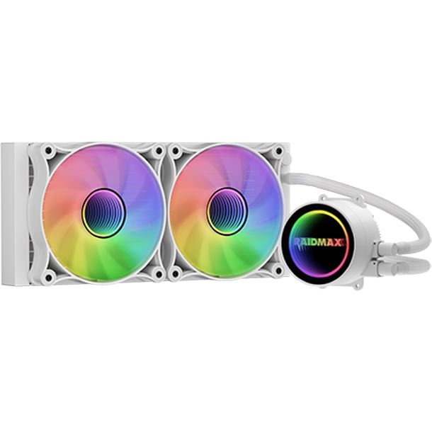 cooler|watercooler|hardware|raidmax|refrigeracion|max5|watercooler 240mm raidmax infinita ls240 argb white