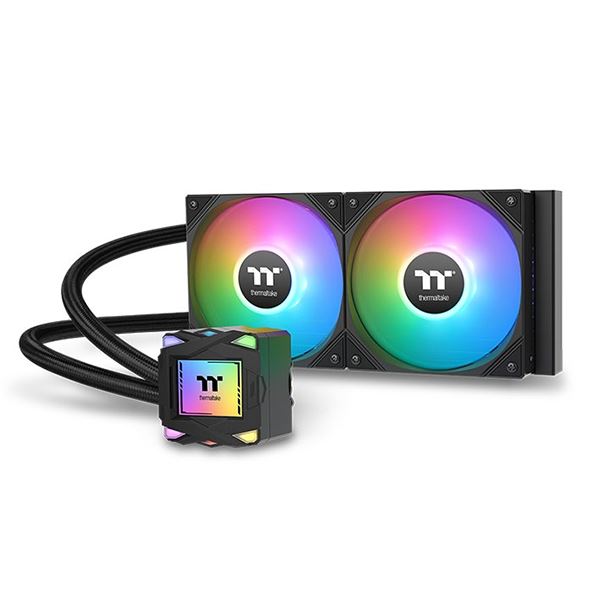 cooler|thermaltake|hardware|watercooler|max5|watercooler 240mm thermaltake la240 argb sync aio cl-w457-pl12sw-a