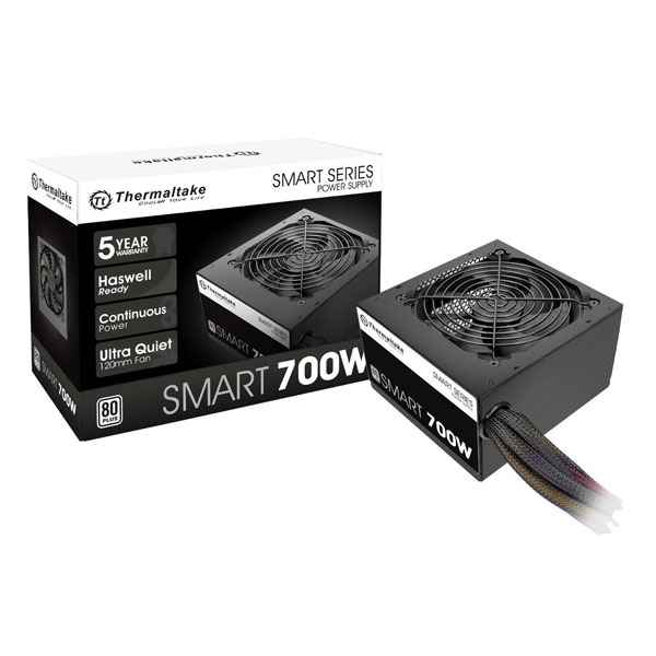 fuente|thermaltake|hardware|max5|fuente 700w thermaltake smart 80 plus white