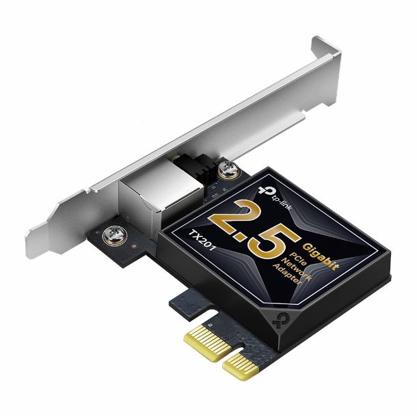 tp-link|red|conectividad|networking|max5|placa de red ethernet tp-link tx201 2.5 gigabit pcie