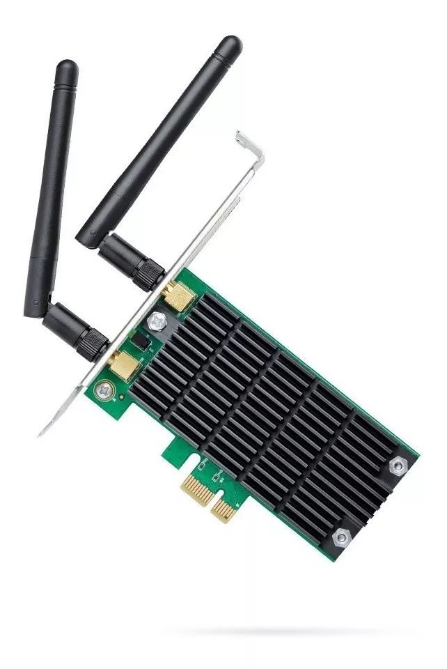 tp-link|red|wifi|internet|max5|placa de red pcie tp-link archer t4e ac1200 dual band