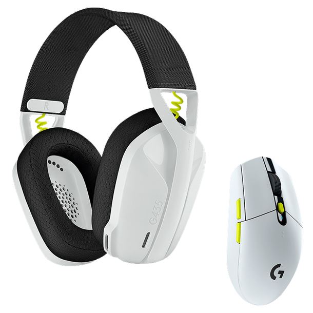 logitech|mouse|perifericos|auriculares|max5|combo logitech wireless auriculares g435 + mouse g305 se white 981-001161