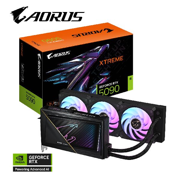 PLACA DE VIDEO GeForce RTX 5090 32GB GIGABYTE AORUS XTREME WATERFORCE