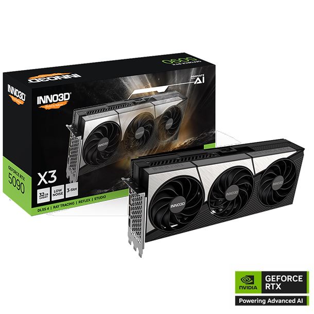 PLACA DE VIDEO GeForce RTX 5090 32GB INNO3D X3