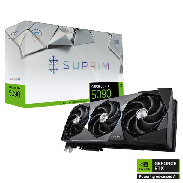 PLACA DE VIDEO GeForce RTX 5090 32GB MSI SUPRIM SOC
