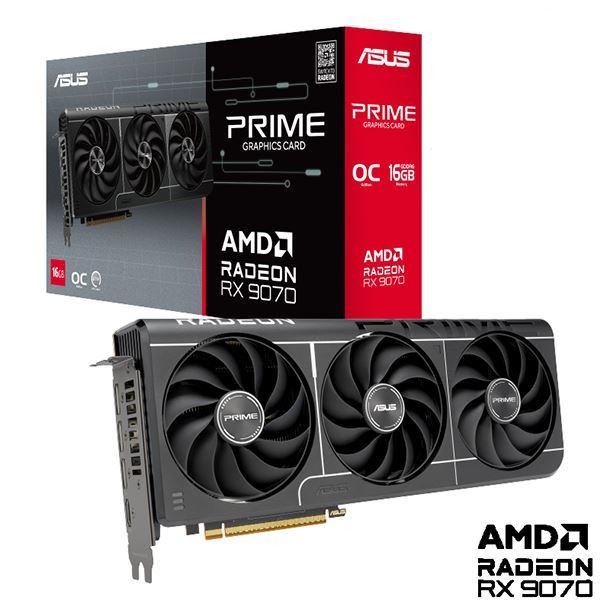 PLACA DE VIDEO RADEON RX 9070 16GB ASUS PRIME EVO OC EDITION