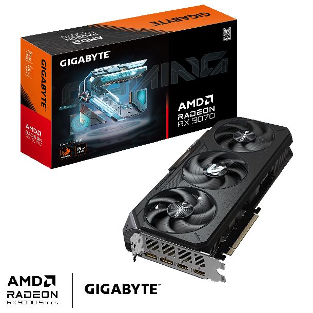 PLACA DE VIDEO RADEON RX 9070 16GB GIGABYTE GAMING