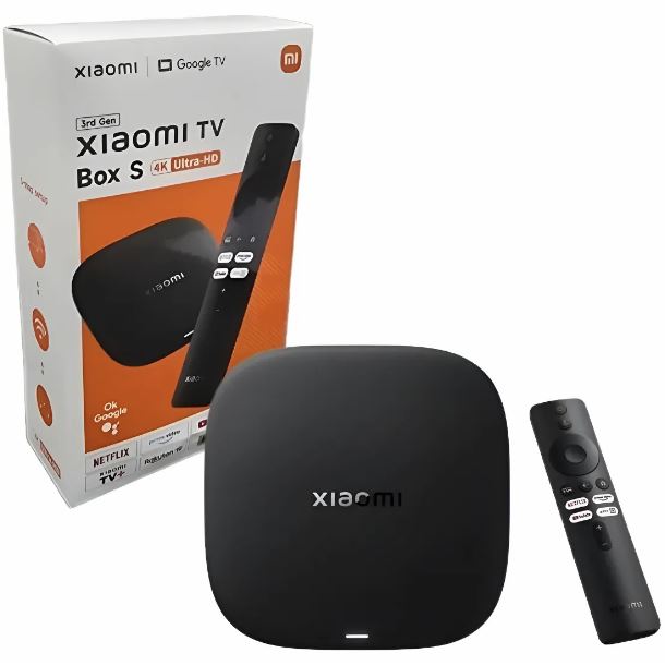 XIAOMI MI TV BOX S 4K 8GB GEN3 S/FUENTE