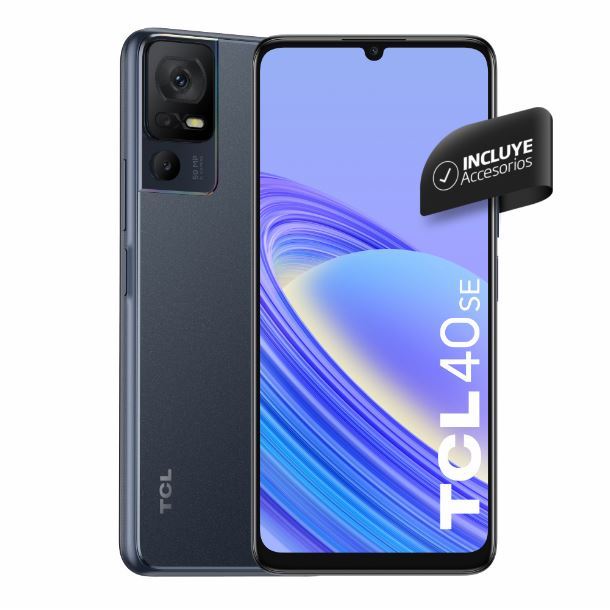 celulares|tcl|max5|celular tcl 40se - 6.75" - dark gray - 6gb/256gb - cam. 50/2+2mp
