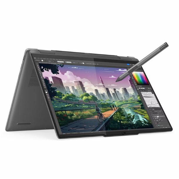 NOTEBOOK LENOVO 14" YOGA 2EN1 14AHP9 RYZEN 5 8640HS 16GB 512GB WUXGA W11H R5
