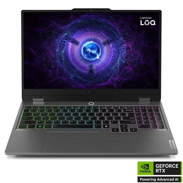 NOTEBOOK LENOVO 15.6" LOQ 15IAX9 I5-12450HX 16GB 512GB GeForce RTX 3050 FHD W11H