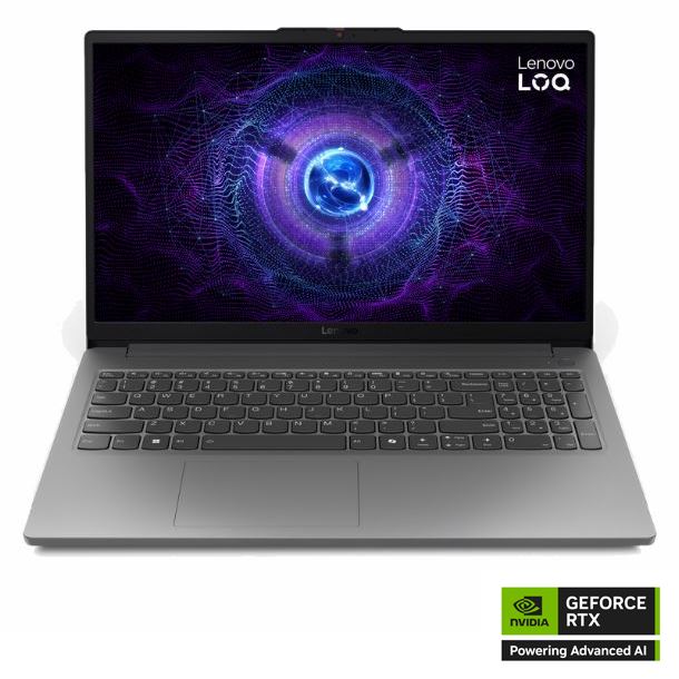 NOTEBOOK LENOVO 15.6" LOQ 15IAX9E I5-12450HX 8GB 512GB GeForce RTX 2050 FHD 144HZ W11H