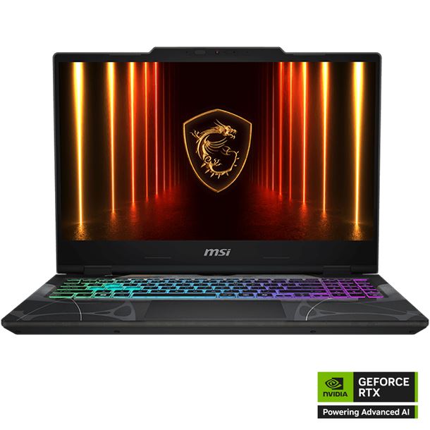 NOTEBOOK MSI 15.6" CYBORG A15 AI B2HW RYZEN 7 260H 16GB 512GB GeForce RTX 5050 FHD 144HZ W11H R7