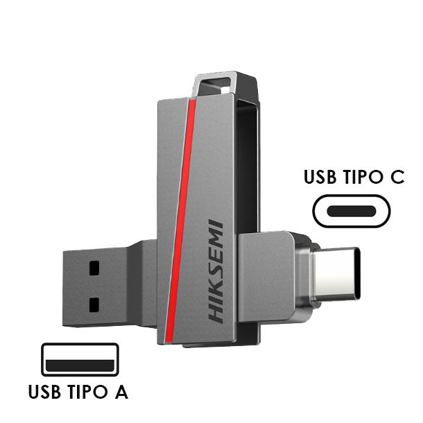 pendrive|hiksemi|256gb|almacenamiento|portatil|externo|max5|pendrive 256gb hiksemi usb 3.2 dual tipo-a & tipo-c celular pc notebook