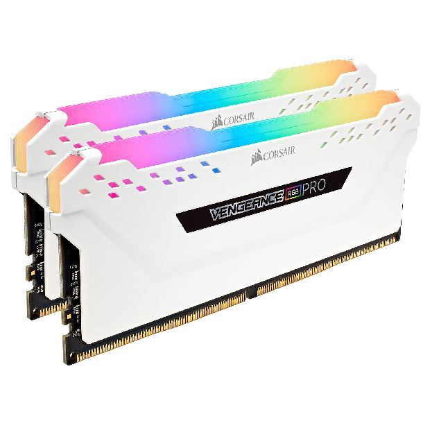 corsair|hardware|memoria ram|rgb|dual chanel|24hs|max5|memoria 16gb (2x8gb) ddr4 3600 corsair vengeance pro rgb whi