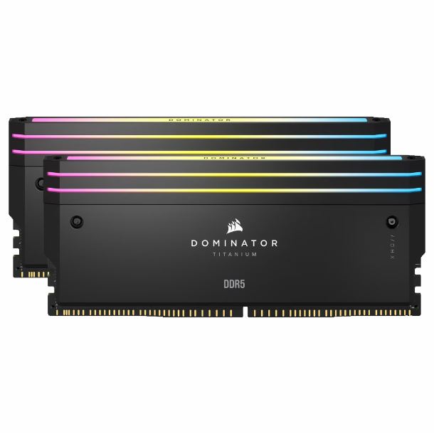 corsair|hardware|memoria ram|max5|rgb|memoria 32gb (2x16gb) ddr5 6000 corsair dominator titanium rgb 1