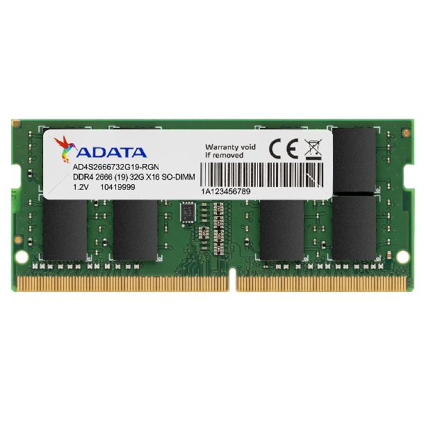 sodimm|hardware|memoria ram|32gb|ddr4|2666mhz|max5|memoria sodimm 32gb ddr4 3200 adata premier