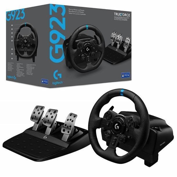 logitech|gaming|volante|automovilismo|carreras|pc|xbox|joystick|max1|volante y pedalera logitech g923 pc/xbox 941-000157