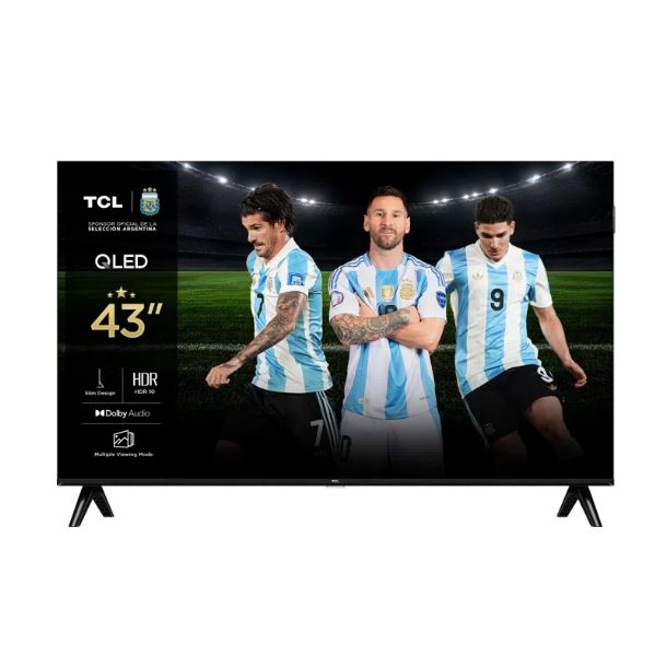 TV 43" TCL 43S5K FHD QLED SMART GOOGLE TV