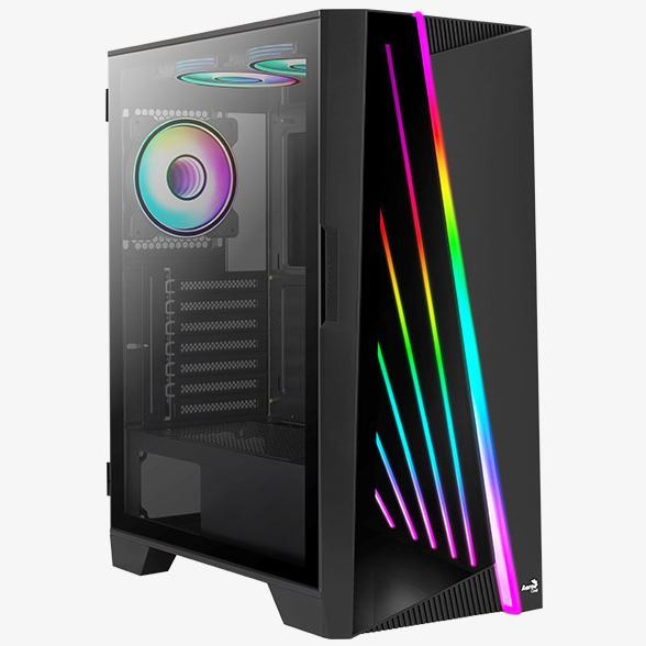gabinete|aerocool|hardware|max5|gabinete aerocool mirage-g-bk-v1 (mid tower)