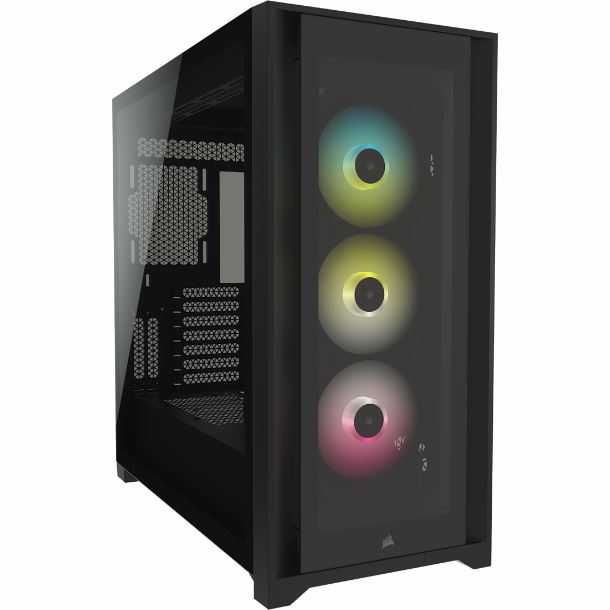 GABINETE CORSAIR 5000X ICUE VIDRIO TEMPLADO MID-TOWER RGB BLACK CC-9011212-WW