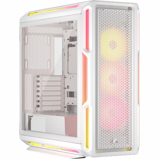 corsair|gabinete|hardware|max5|gabinete corsair icue link 5000t lx rgb tg 3fan white cc-9011299-ww