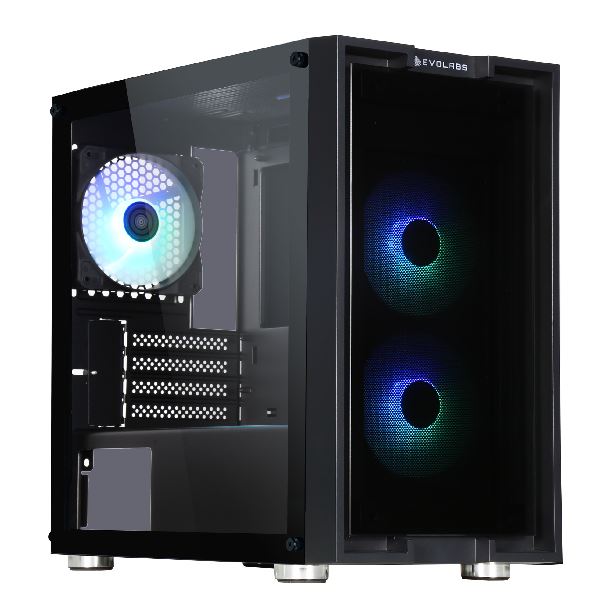 gabinete|hardware|evolabs|max5|gabinete evolabs innov8 tg 3fan argb