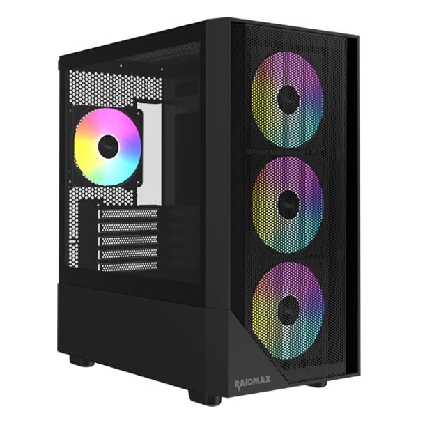 gabinete|hardware|raidmax|max5|gabinete gamer raidmax meshian x609m tg
