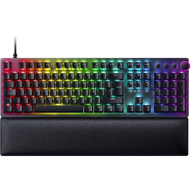 teclado|perifericos|razer|max5|teclado gamer razer huntsman v2 español clicky purple switch