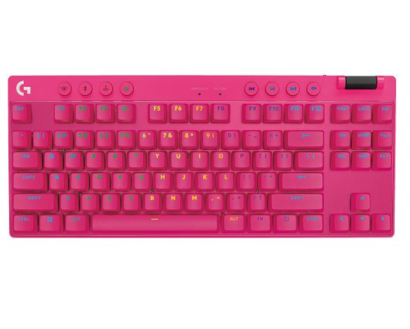logitech|teclado|perifericos|max5|teclado wireless logitech pro x tkl lightspeed magenta 920-012154